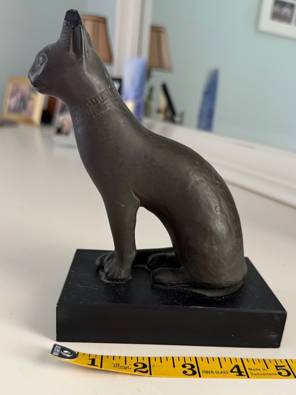 Vintage Egyptian Cat Goddess Bastet Figurine - Picture 2 of 7